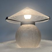 lampe champignon art déco