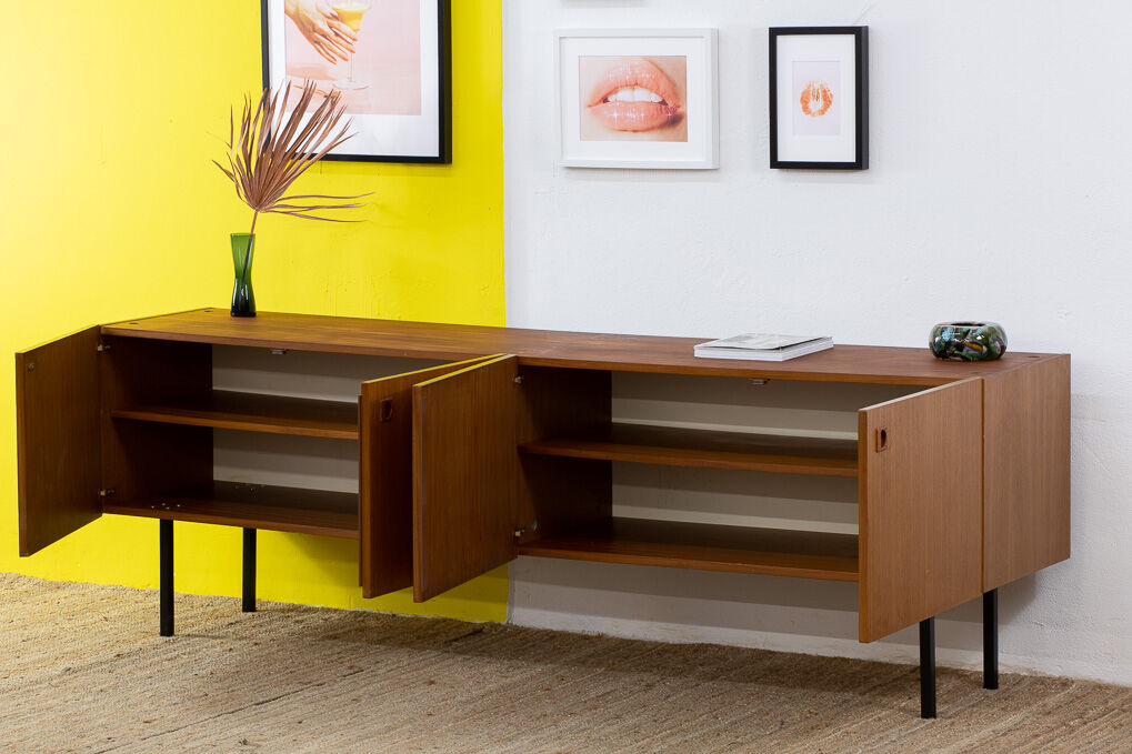 Vintage Scandinavian sideboard – 230 cm