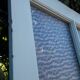 Glass door 82,8x215,3cm old translucent glazing