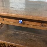 Old farm console in solid oak