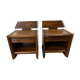 Pair of baumann vintage bedside tables 1970s