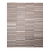 10x13 Turkish Brown & Bronze Handmade Kilim Rug, 303x386Cm