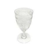 Verres à pied en cristal