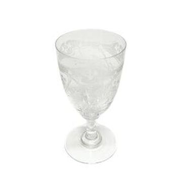 Verres à pied en cristal
