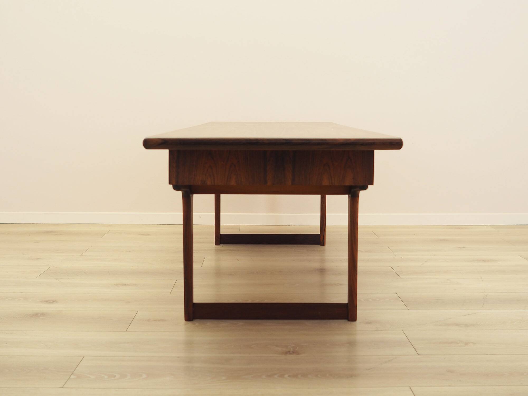Danish rosewood coffee table with shelf, 1960s