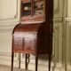 Cylinder desk in solid mahogany, late 18th century