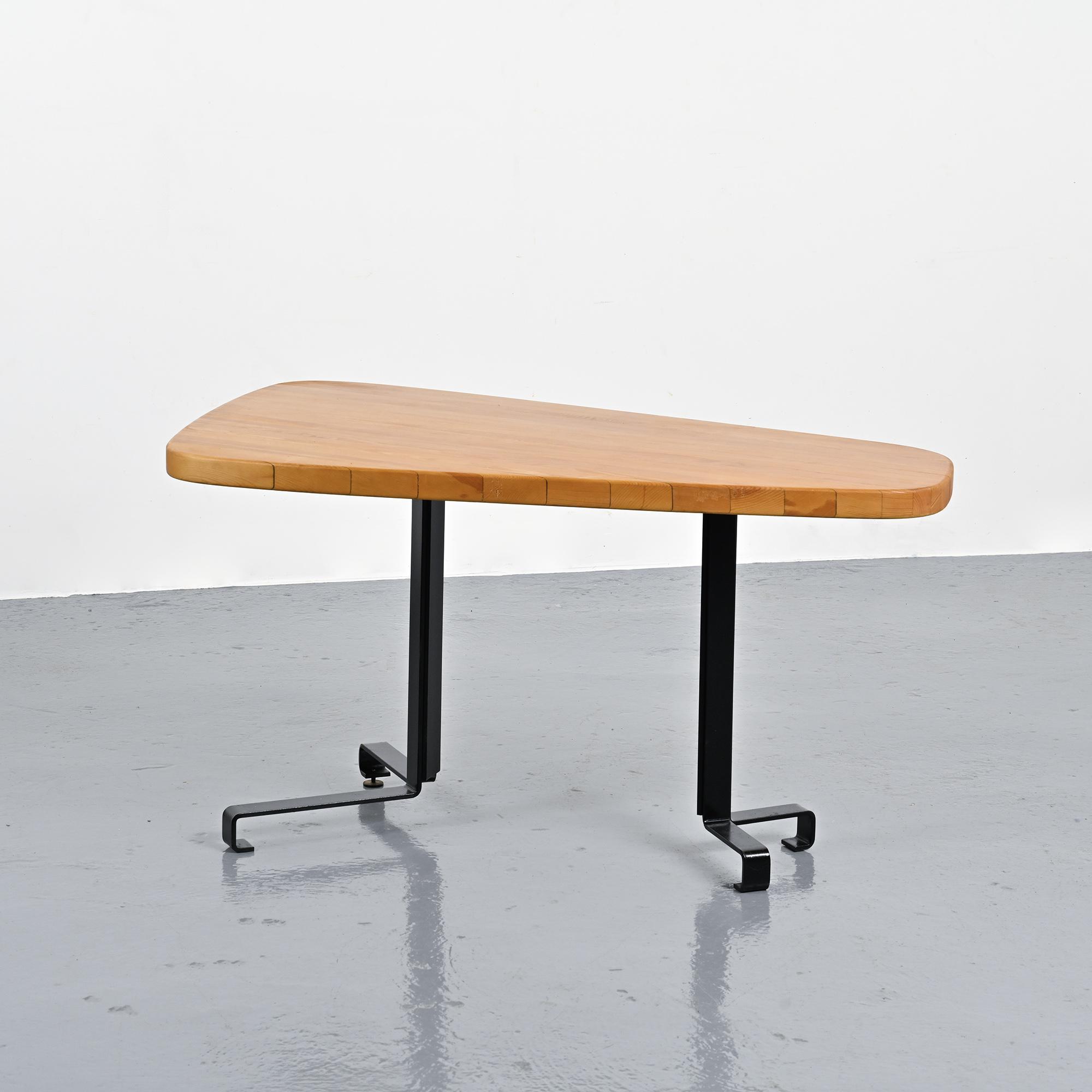 Free-form table, Charlotte Perriand for Les Arcs, circa 1986