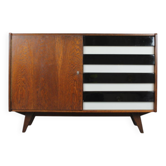 Oak chest of drawers from the 1960s by Jiri Jiroutek, Czechoslovakia