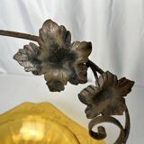 Art Deco, Val Saint Lambert amber glass bowl circa 1930