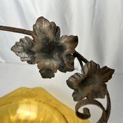 Art Deco, Val Saint Lambert amber glass bowl circa 1930