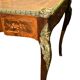 Louis XV style flat desk in marquetry - 20th century work