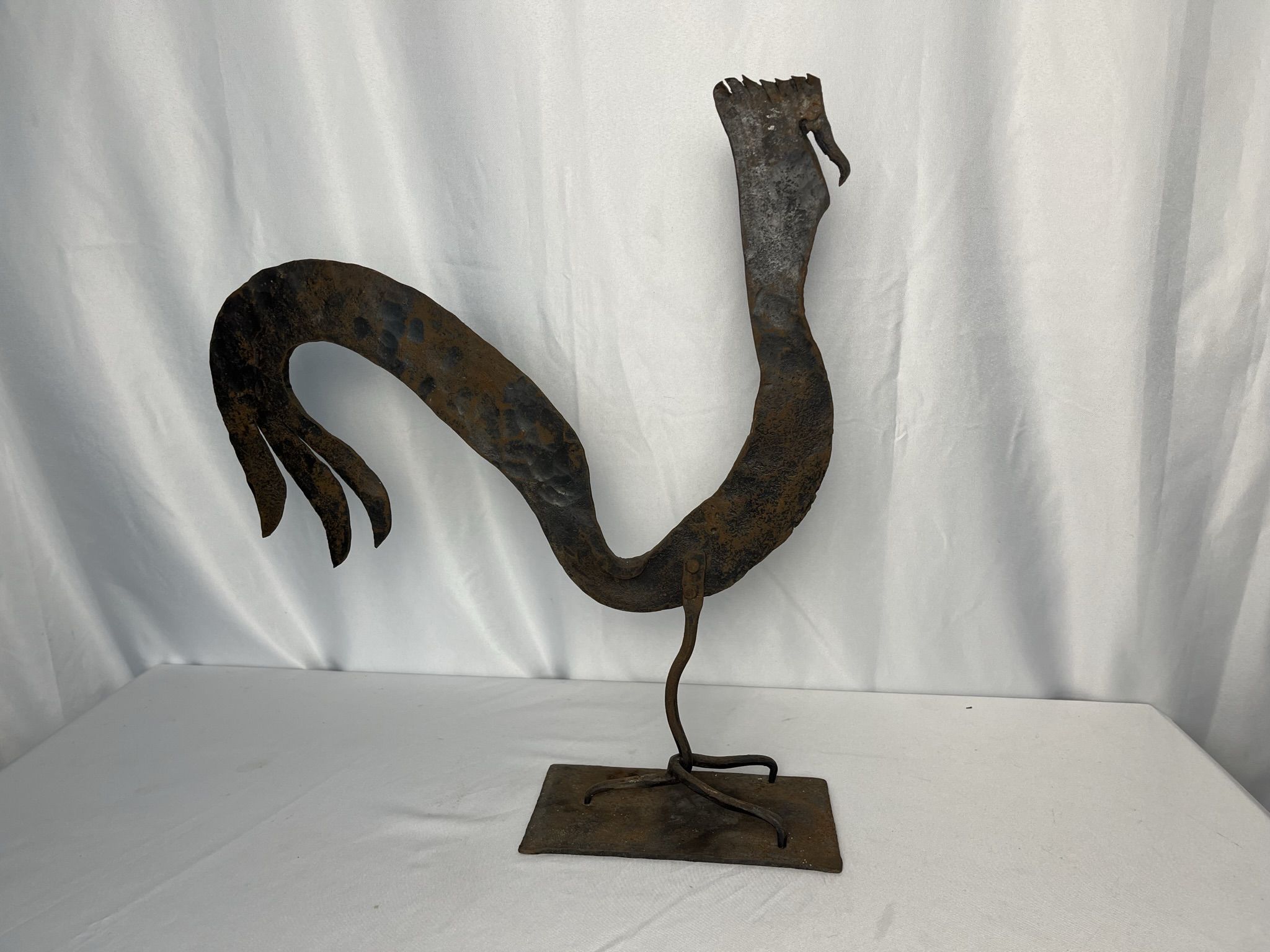 Vintage sculpture metal G. Raveneau circa 1970