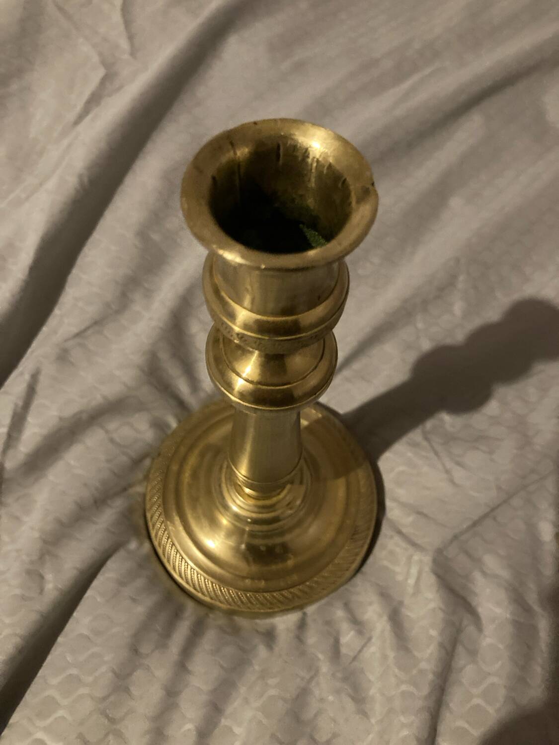Brass candle holder