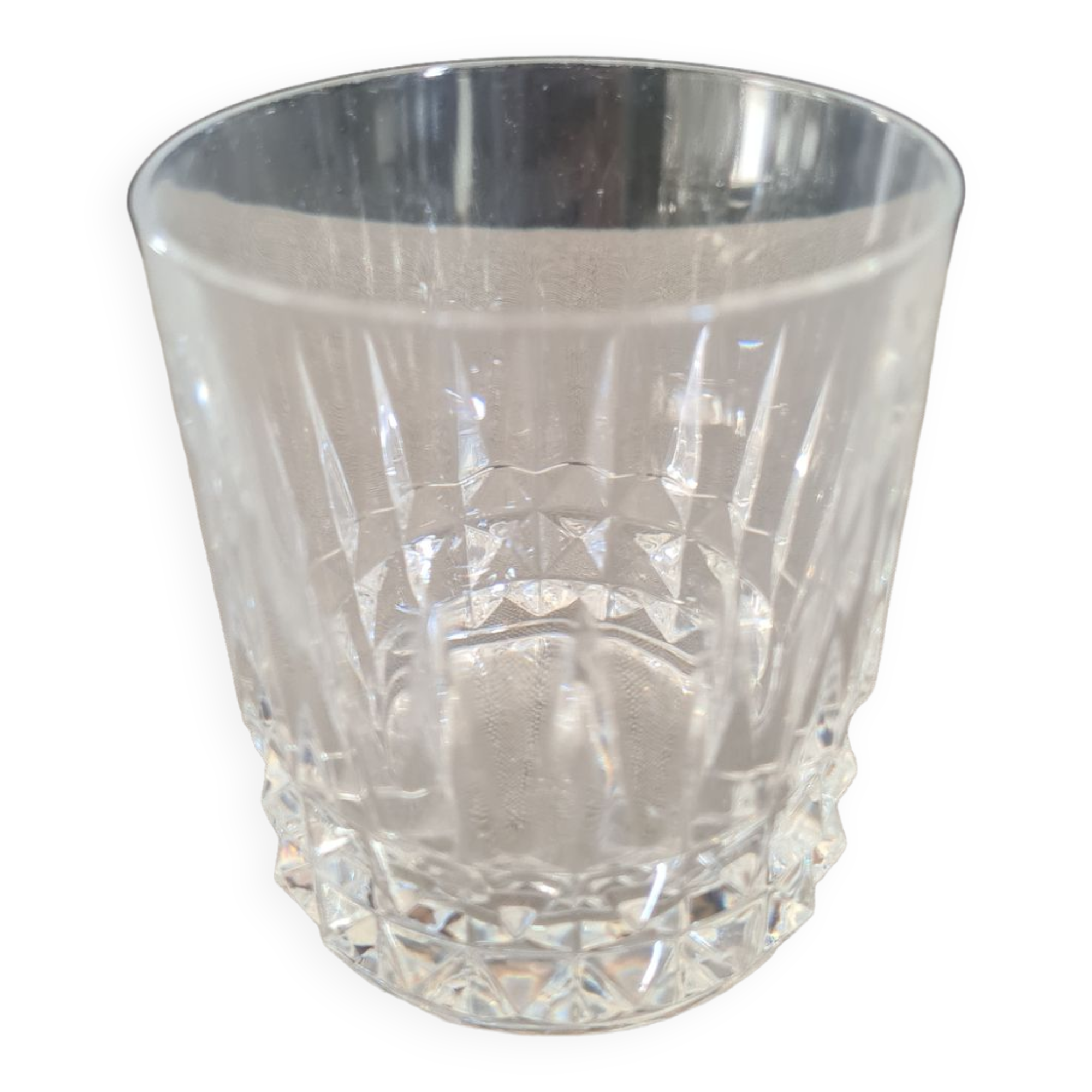 Crystal whiskey glasses from Arques Tuileries Vilandry