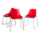 Lot 4 chairs Dal Segno red