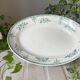 Large old oval earthenware dish from Saint-Amand (North)