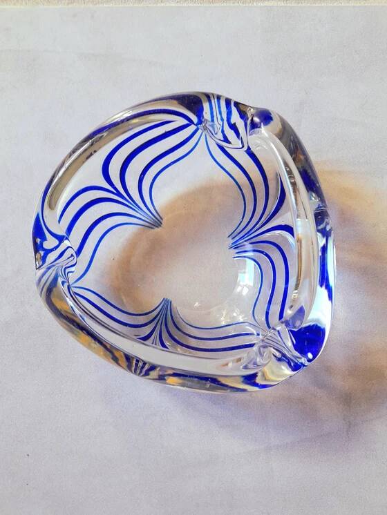 Murano crystal ashtray 1970