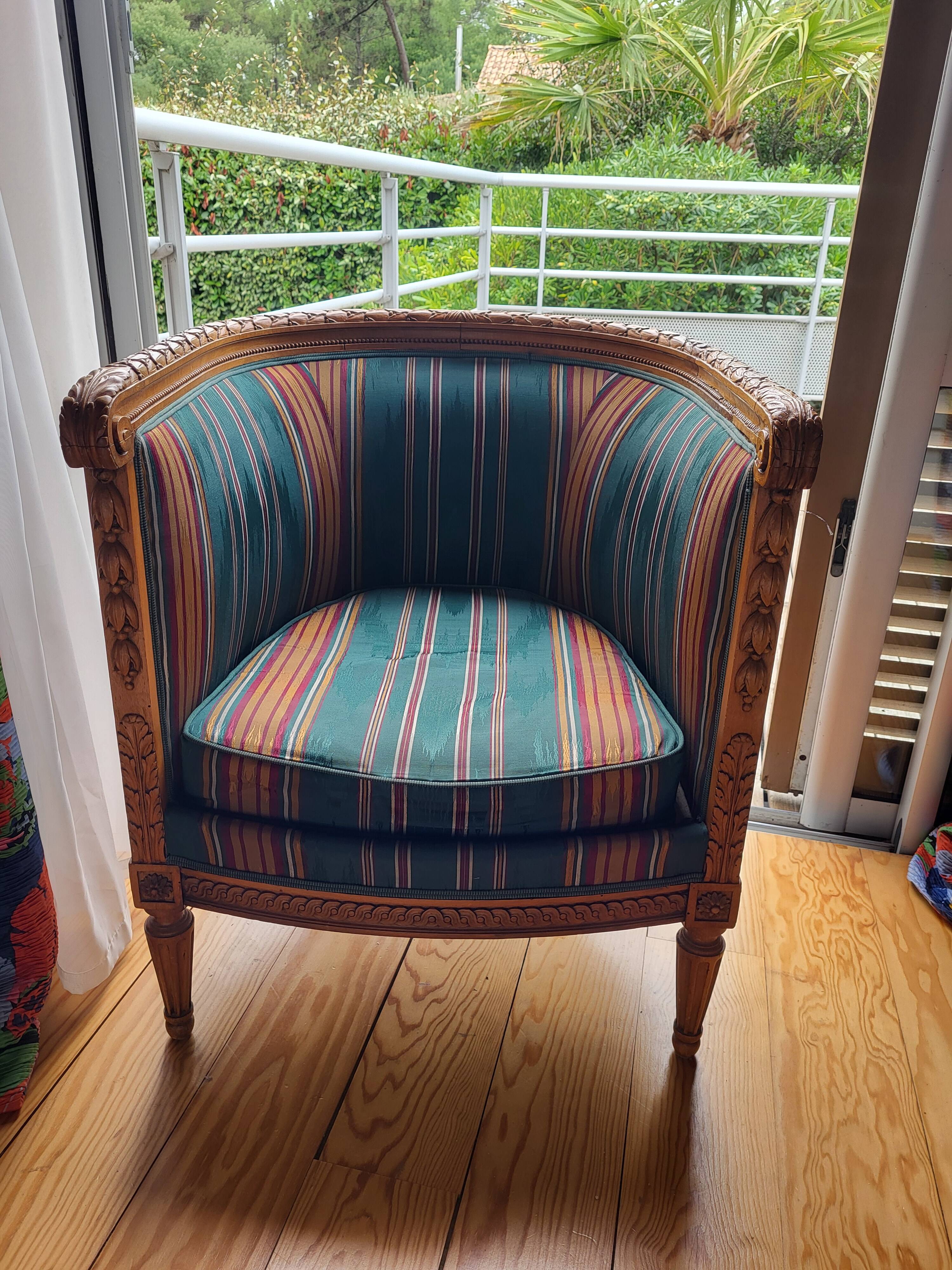 Louis XVI style armchair