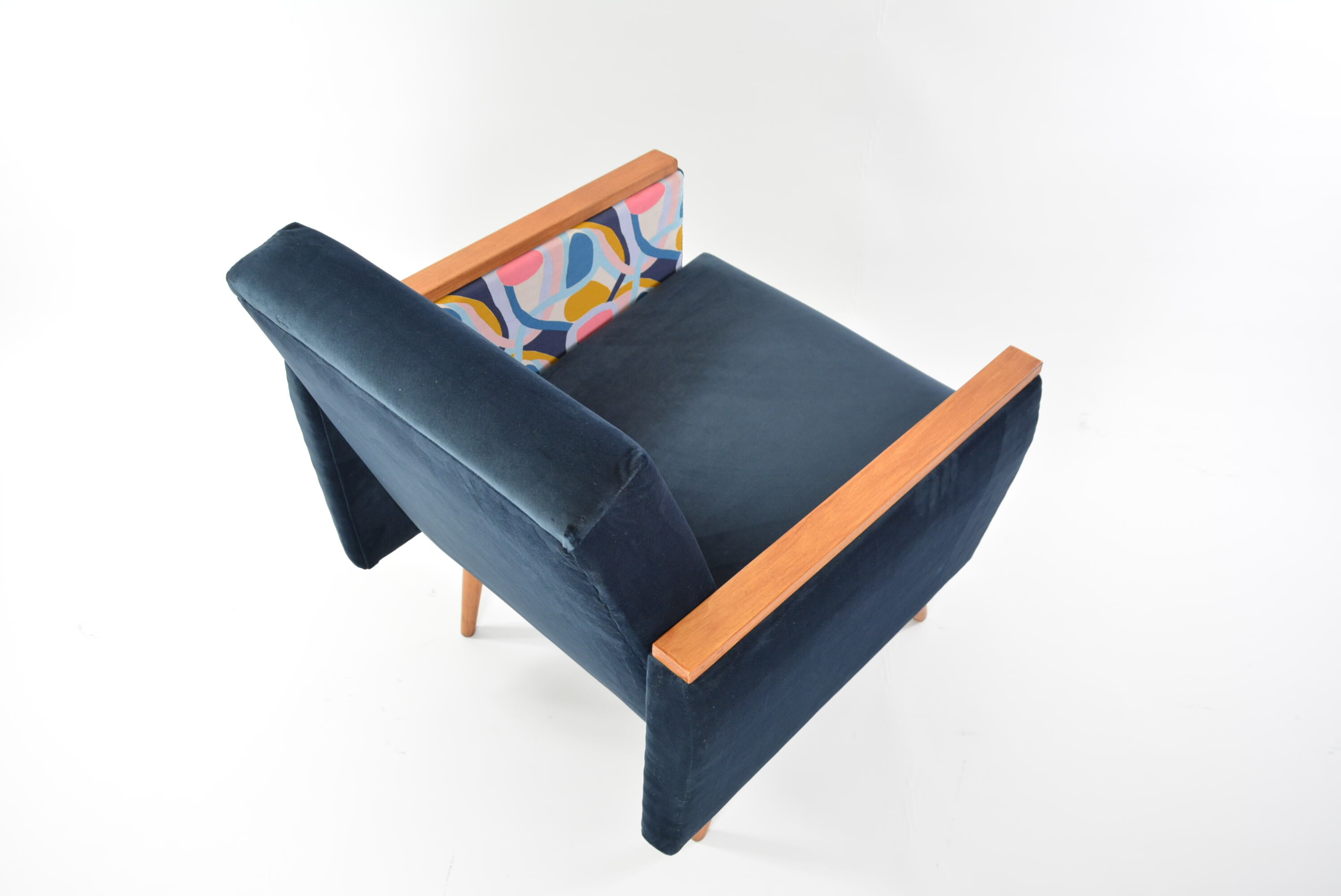Blue Matisse square chair
