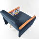 Blue Matisse square chair