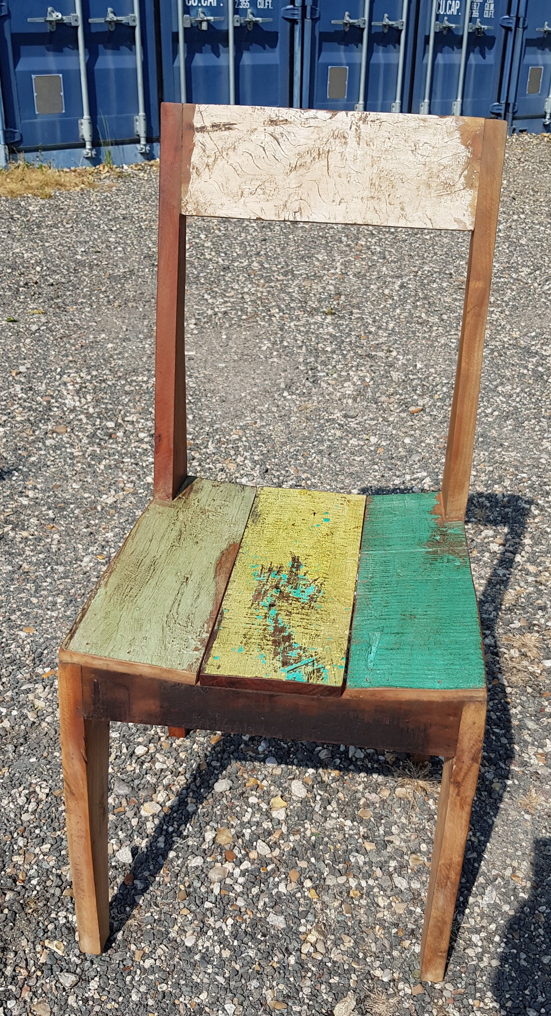 Teak table with 6 chairs