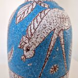 Ceramic lamp Fratelli Fanciullacci 1960