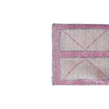 Vintage Turkish rug from Oushak, hand-woven 89x276 cm