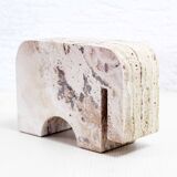 Elephant in travertine