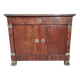 Buffet with 2 doors and marble top from the Empire period.