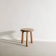 Swedish Modern Wooden "Skoga" Pine Tripod Stool by Axel Einar Hjorth, 1930s