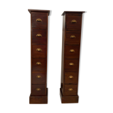 Pair of industrial furniture column 1950