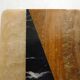 Paire de serres-livres Art Déco bloc marbre & onyx