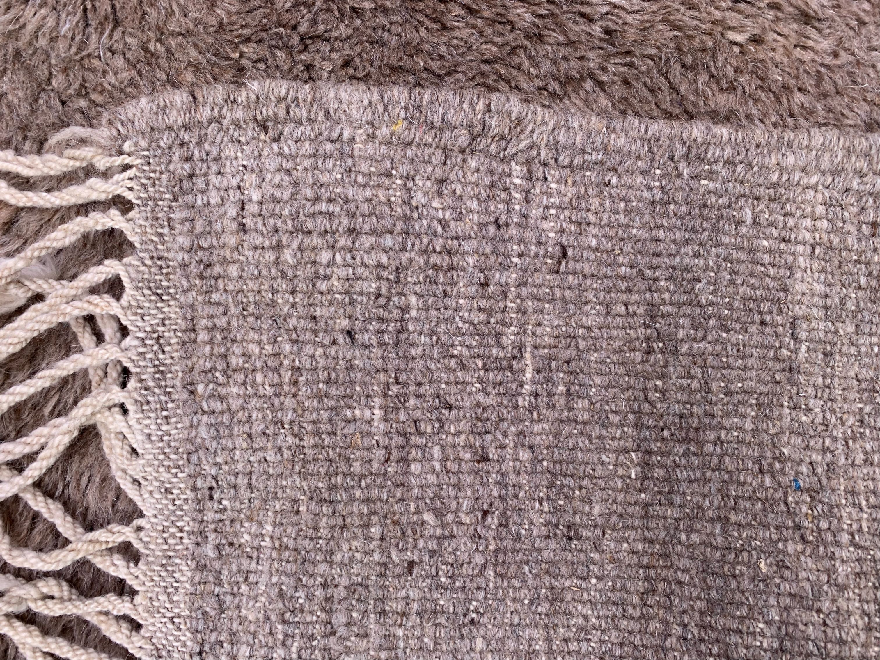 Vintage turkish camel hair rug 200x133 cm turkish carpet beige, medium