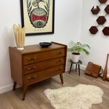 Chest of drawer compass feet