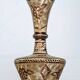 Vase décoratif artisanal en ​cuivre ciselé - Motifs floraux - Orient / Inde