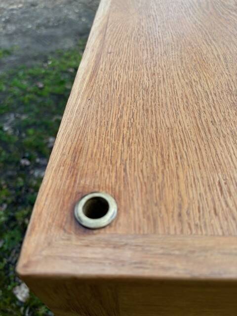 Oak table or desk - Denmark 70s/80s