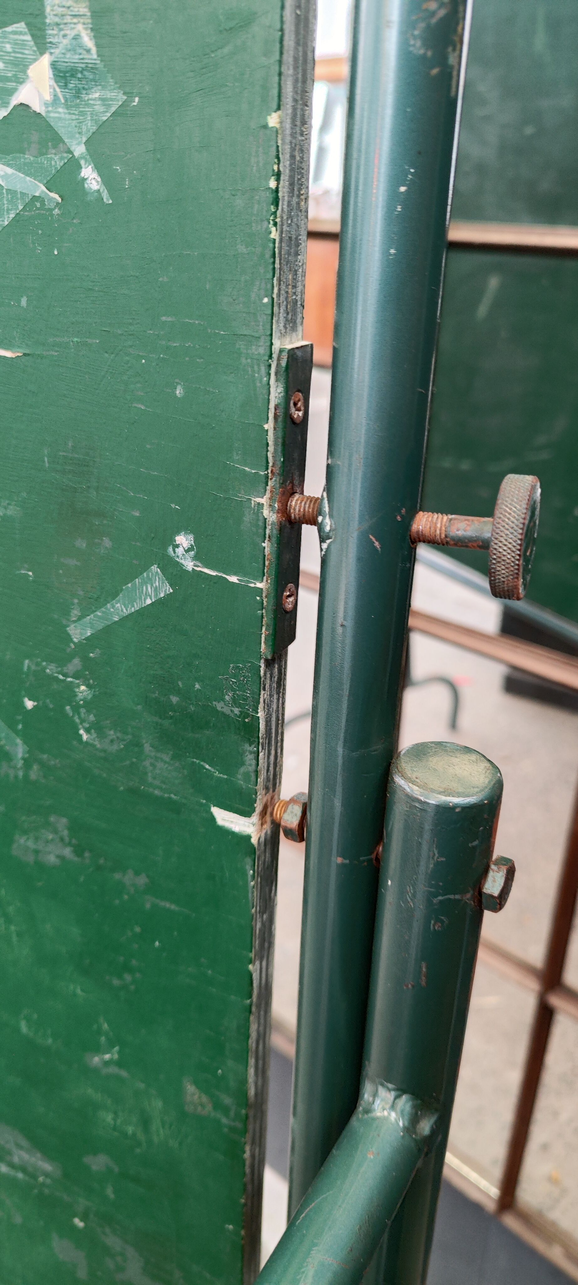 Large swivel school board with card holder