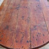 Old oval farm table 2m42