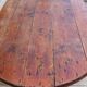Ancienne table de ferme ovale 2m42