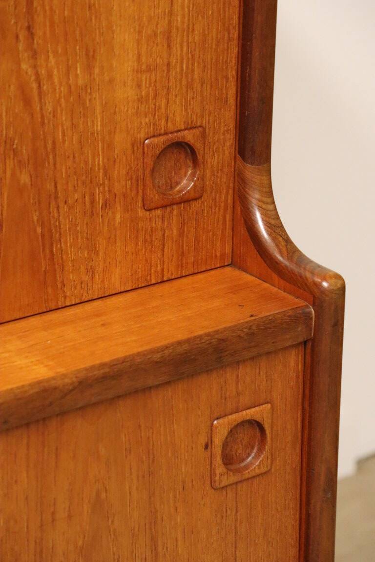 Enfilade haute scandinave édition Samcom en teck, 1960