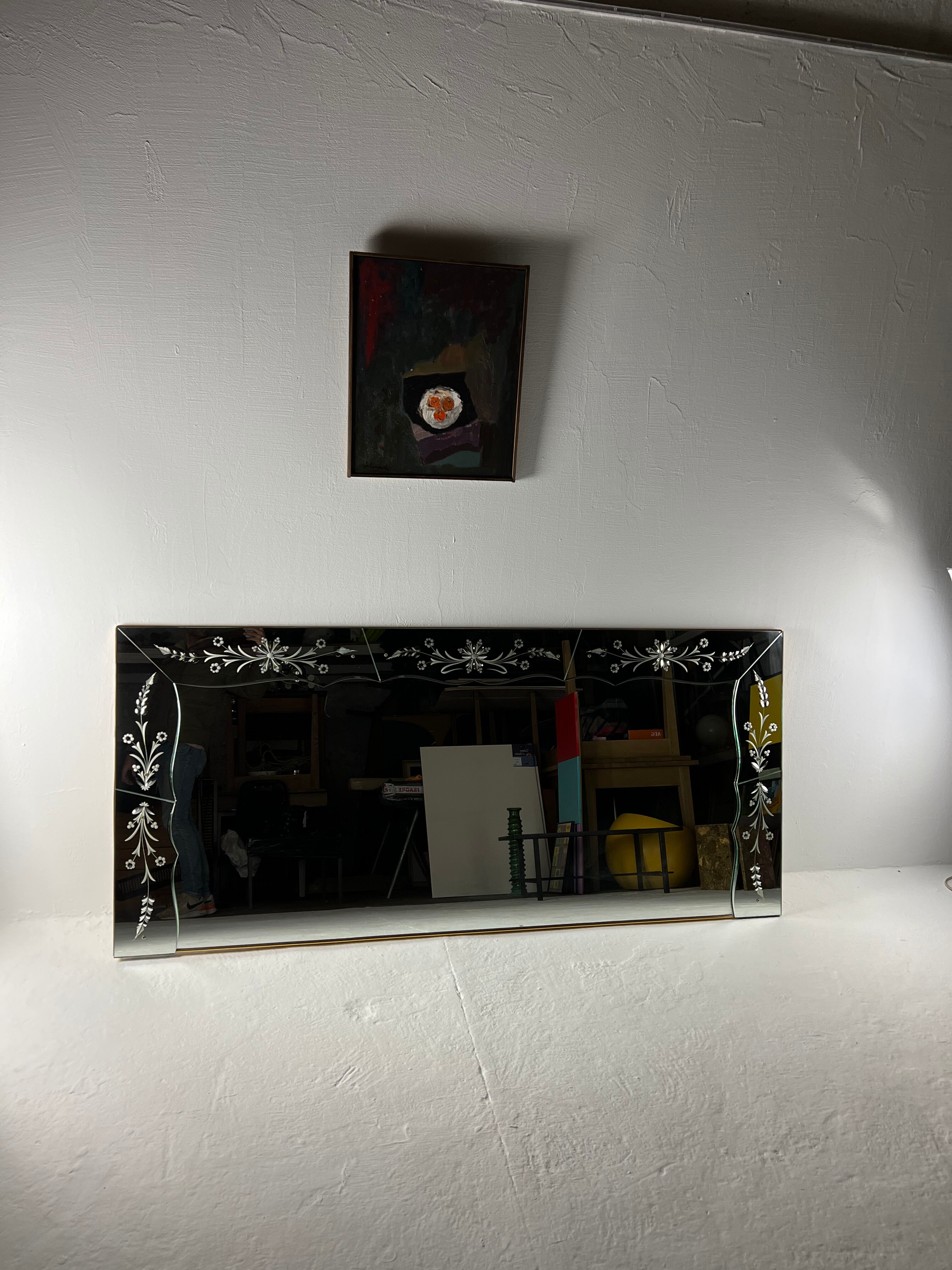 Venetian mirror 60s, 200 x 91 cm
