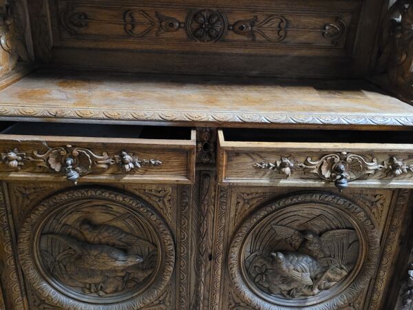 Buffet de chasse style Henri II époque Napoléon iii