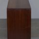 Military buffet Harrods in flame mahogany and leather