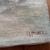 Oil on canvas signed LA.Housset:
