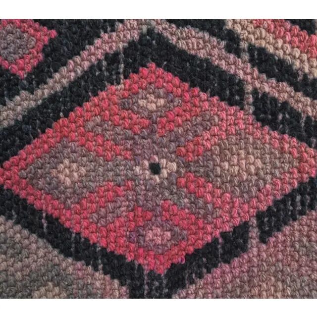 1960s Vintage Turkish Hand-Knotted Herki Runner