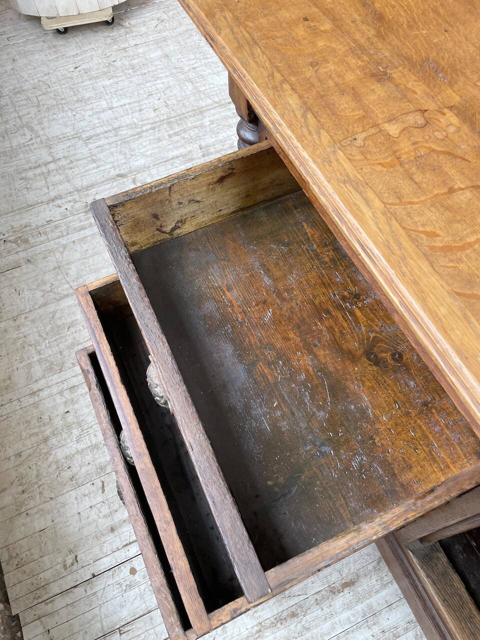 Comptoir en chêne drapier chêne 1900