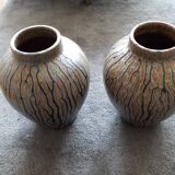 A pair of art-deco vases