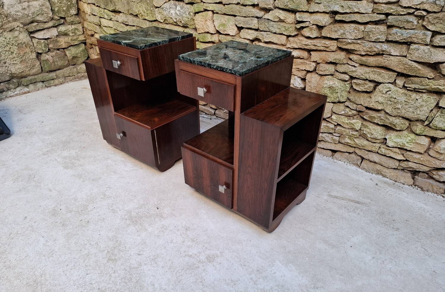 Art Deco bedside tables