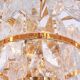 Chandelier Kalmar 'Corina', gilded brass and glass, Austria, 1970.