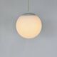 Lampe boule suspendue vintage en verre par hala zeist, 1960s